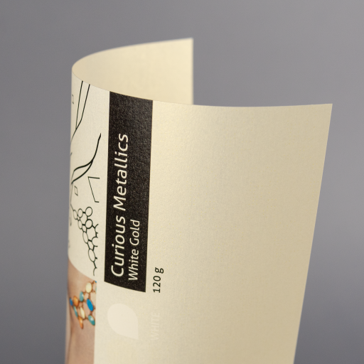 Curious Metallics White Gold, 120 g