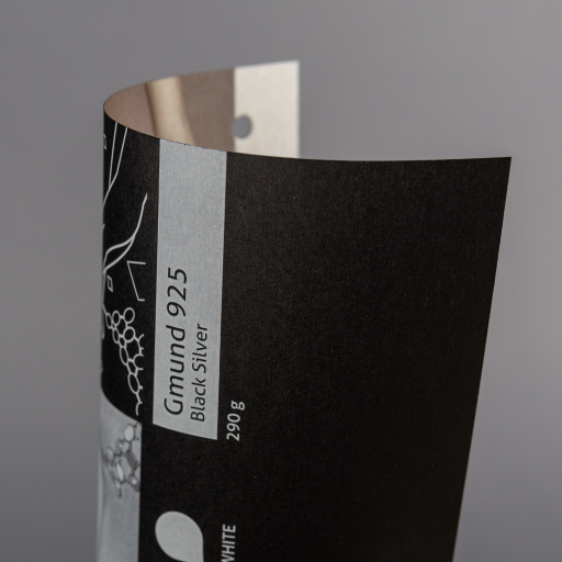 Gmund 925 Black Silver, 290 g