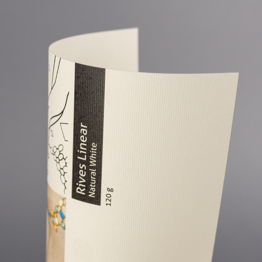 Rives Linear, Natural White, 120 g