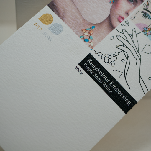 Keaykolour Embossing Ripple Snow White, 300 g